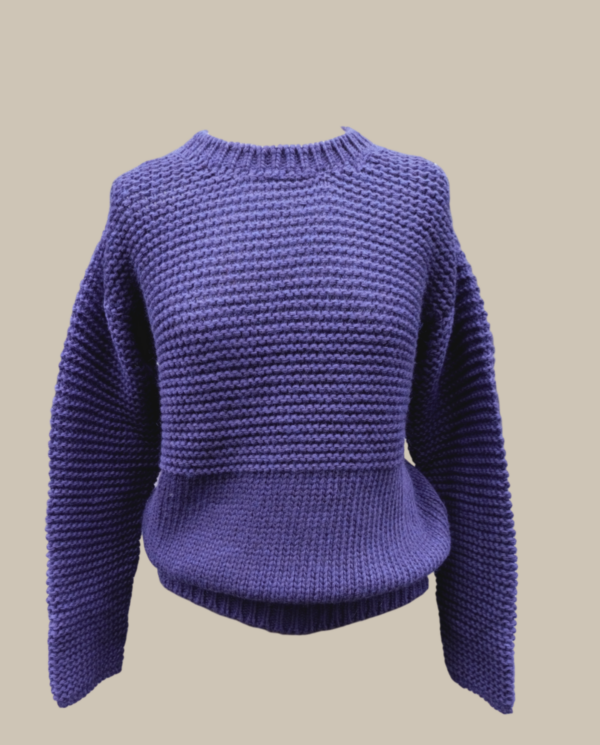 Maglione spesso bluettes girocollo